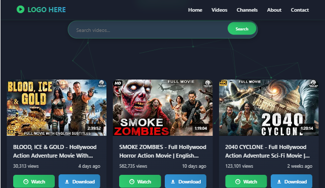Movie Automation Demo